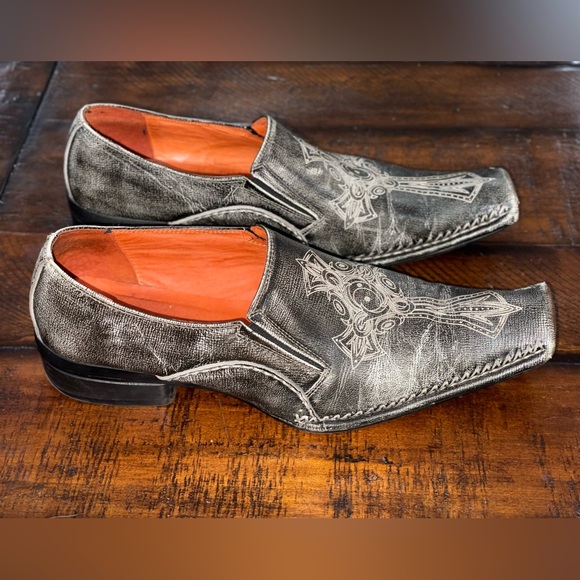 ROBERT WAYNE “ROME” LOAFERS GENUINE LEATHER.. MEN SIZE 12 - Picture 7 of 8